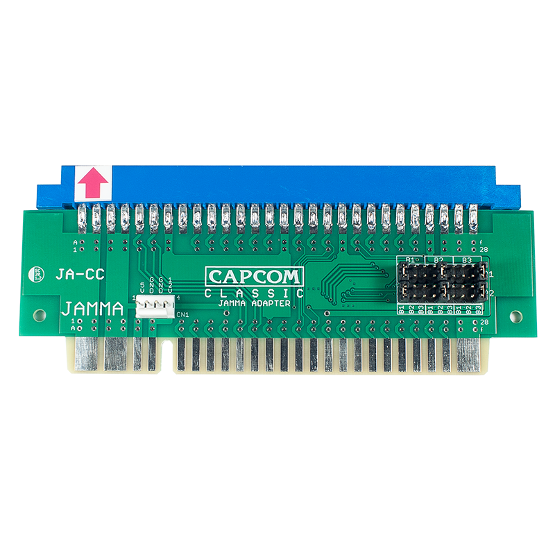 Capcom Classic to JAMMA Adapter with button remapper